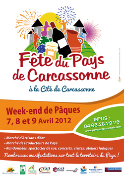 affiche fete du Pays de carcassonne