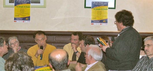 Les intervenants de la soirée