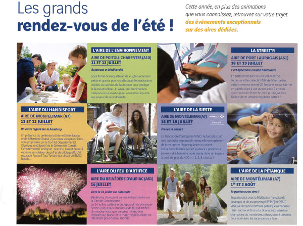 Journal VINCI étapes estivales 2014