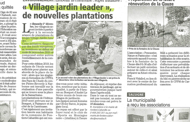 Village jardin Leader