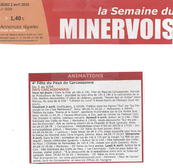 Semaine du Minervois