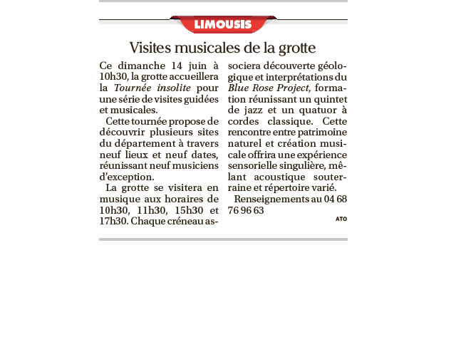 Tournée insolite à limousis