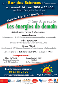  Affiche - énergies de demain