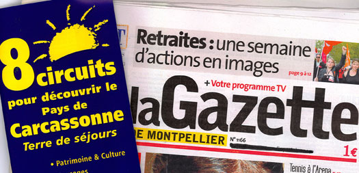 8 circuits dans la gazette