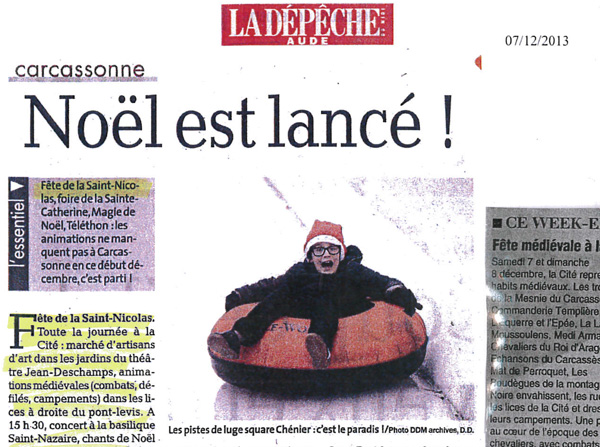 Articles de presse sur la St Nicolas 2013