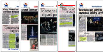 articles presse magie de noel carcassonne